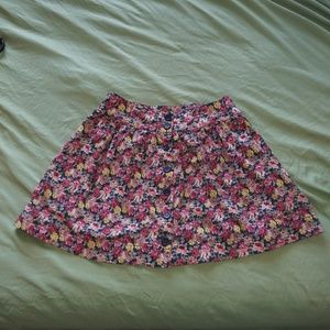 F21 Floral Skirt!!